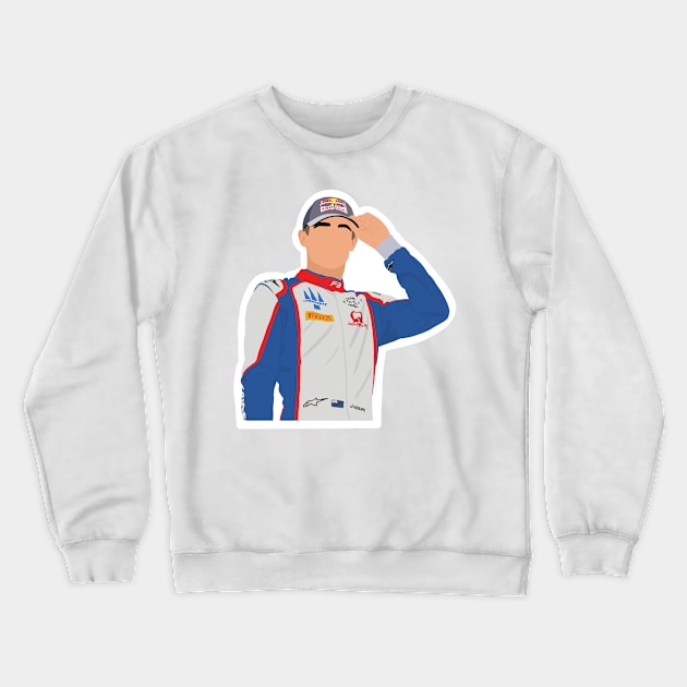 Jak Crawford driving for Trident Formula 3 2021 Crewneck Sweatshirt by royaldutchness